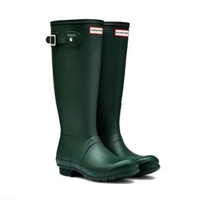 Hunter Green Rain Boots